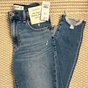 Abercrombie & Fitch high rise skinny jeans